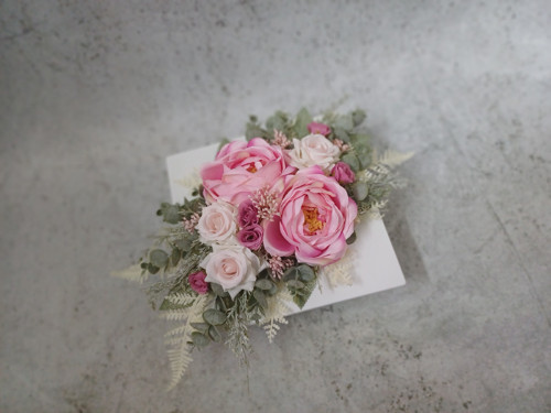 Ikebana s růžemi do růžova — foto 5