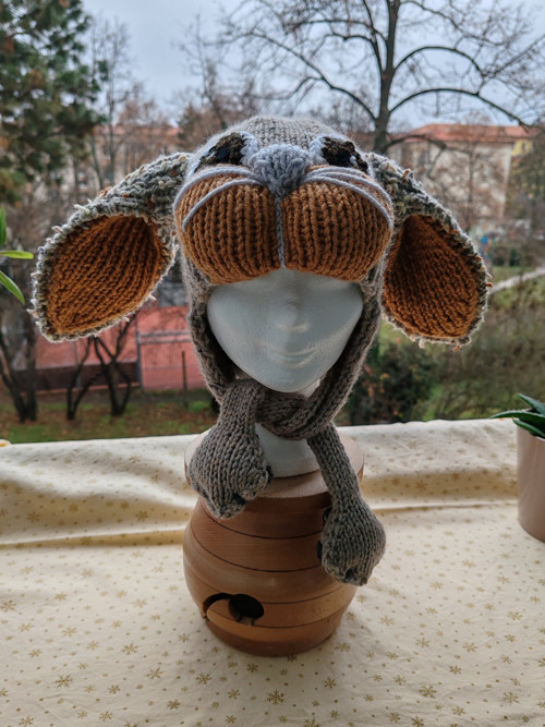 Ušanka BÉŽOVÝ KRÁLÍČEK — foto 2