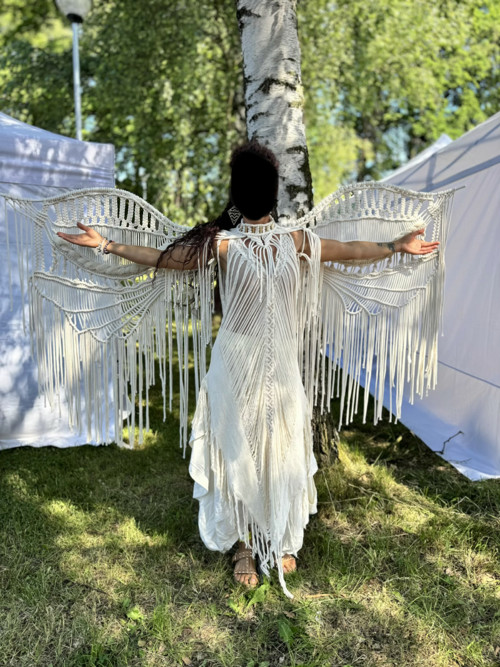 Andělská macrame křídla — foto 2