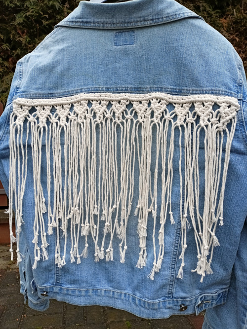 Macramé ozdoba na bundu — foto 3