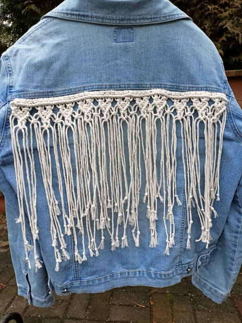 Macramé ozdoba na bundu — foto 2