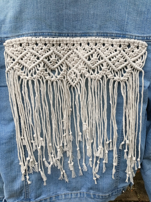 Macramé ozdoba na bundu - 2 — foto 5