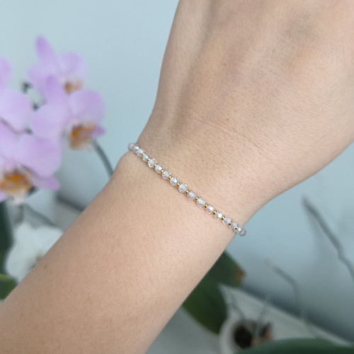 "Never Enough" náramek Luxury CZ & 24K Gold ed. — foto 3