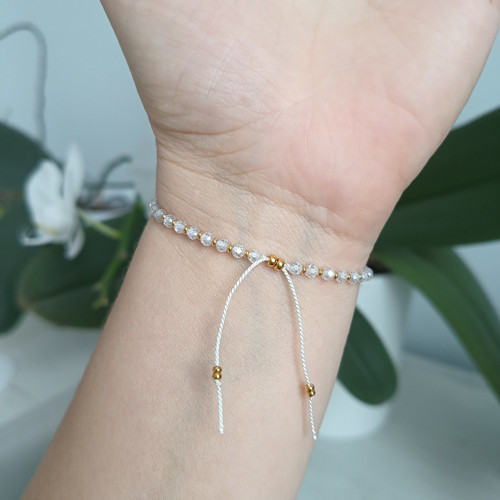 "Never Enough" náramek Luxury CZ & 24K Gold ed. — foto 5