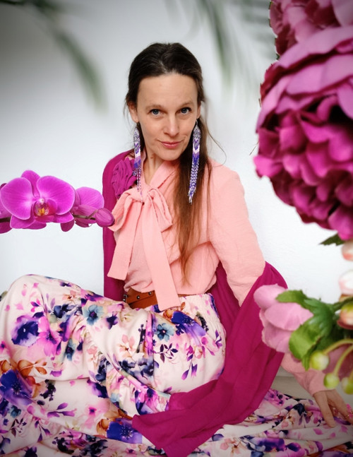Maxi Elegantní Sukně Kaskádovitá — foto 2