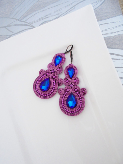 Soutache náušnice — foto 2