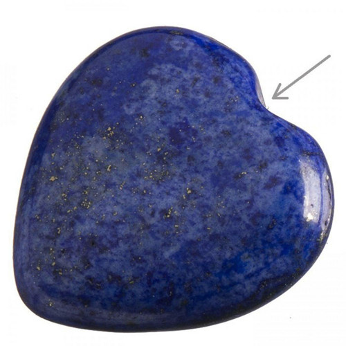 Lapis lazuli- srdce, 20x20x6 mm — foto 2