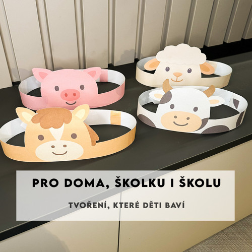 Zvířecí čelenky -Farma — foto 4