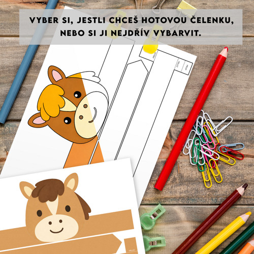 Zvířecí čelenky -Farma — foto 3