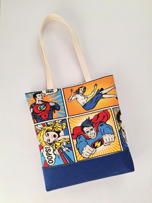 Tote bag Comics blue — foto 3