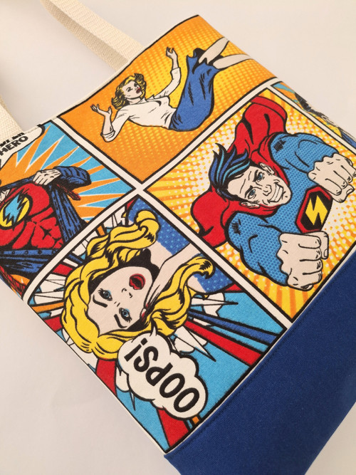 Tote bag Comics blue — foto 5