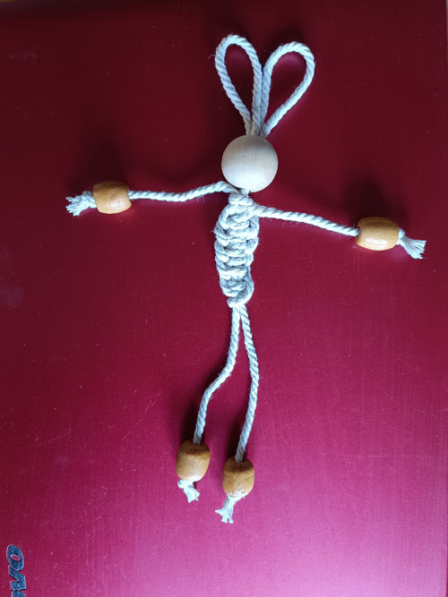 Zajíček - macramé — foto 2