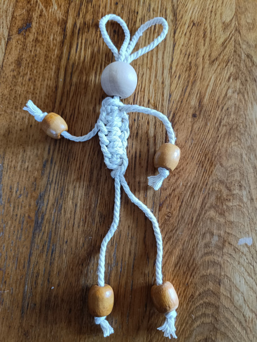 Zajíček - macramé — foto 3