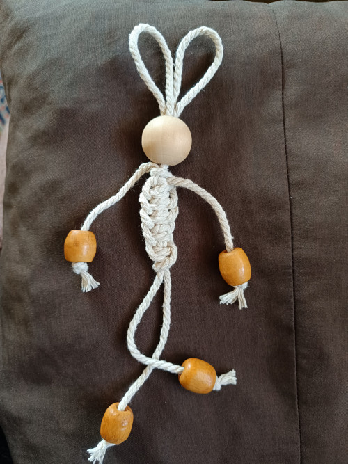 Zajíček - macramé — foto 4