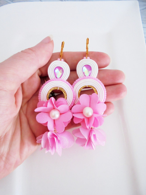 Soutache náušnice — foto 2
