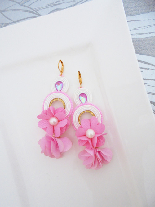 Soutache náušnice — foto 3
