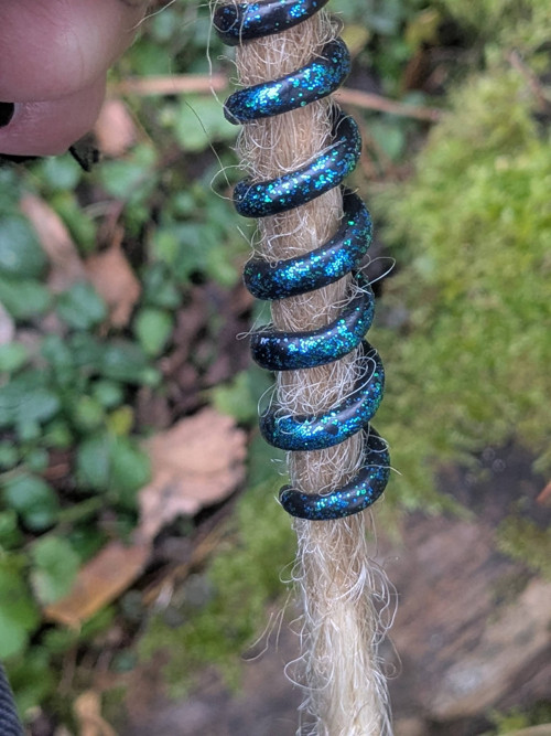 Modrozelená spirála — foto 3