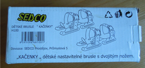 Dětské nastavitelné brusle "Kačenky" — foto 2