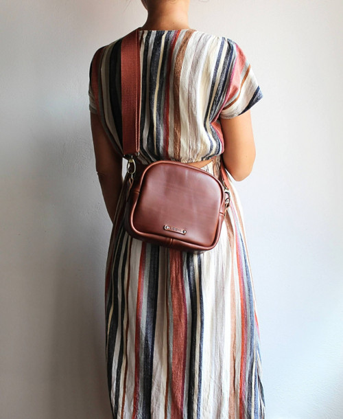 Kožená crossbody kabelka Lagoon — foto 6