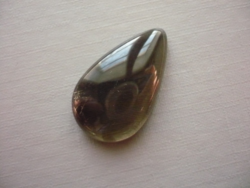 Kabošon - obsidián kouřový 28 mm, č.3f — foto 2