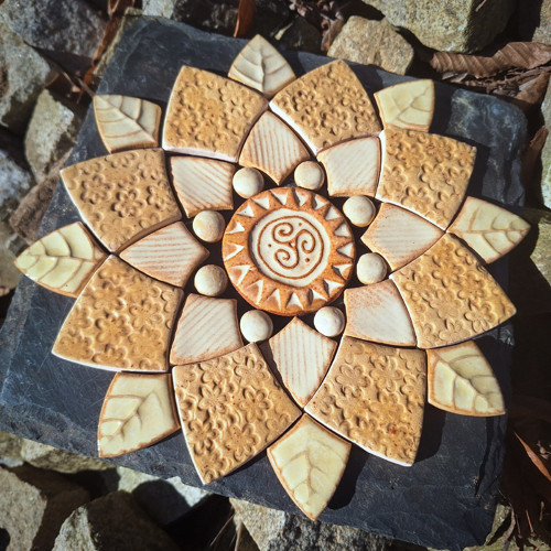 Mandala z keramických komponentů 140 — foto 2