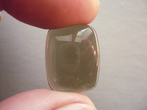 Kabošon - obsidián kouřový 22 mm, č.18f — foto 3