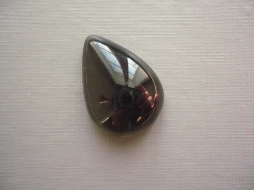 Kabošon - obsidián kouřový 24 mm, č.33f — foto 2