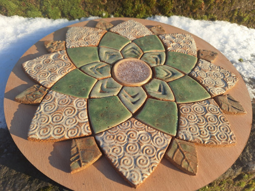 Mandala z keramických komponentů 71 — foto 2