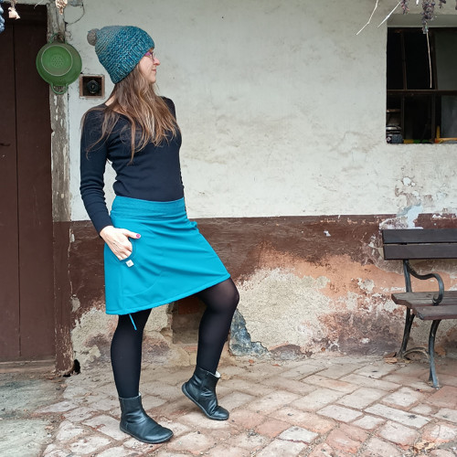 Softshellka zimní petrolejová M a L — foto 5