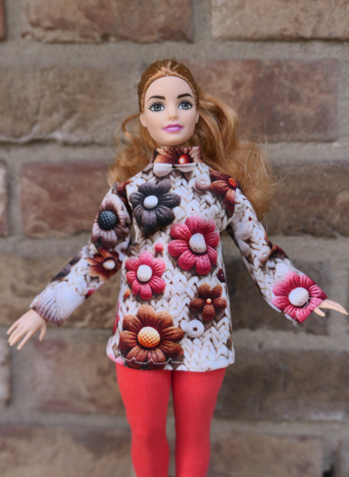 Mikina pro Barbie - baculku — foto 2