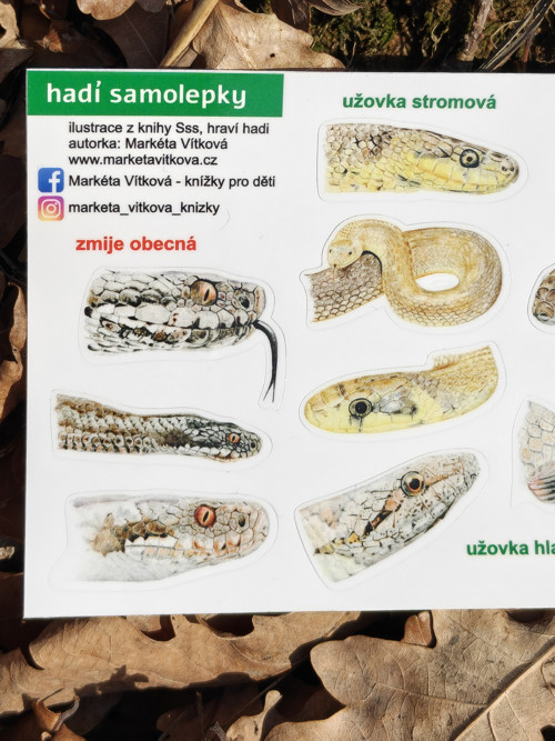 Hadí samolepky — foto 2