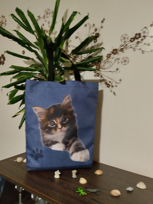 Kočička- nákupka nepromokavá — foto 2