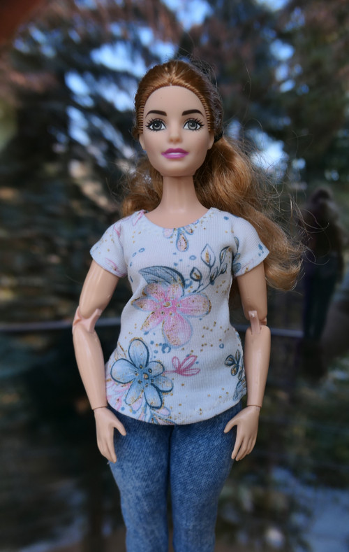 Barbie - baculka - tričko — foto 3