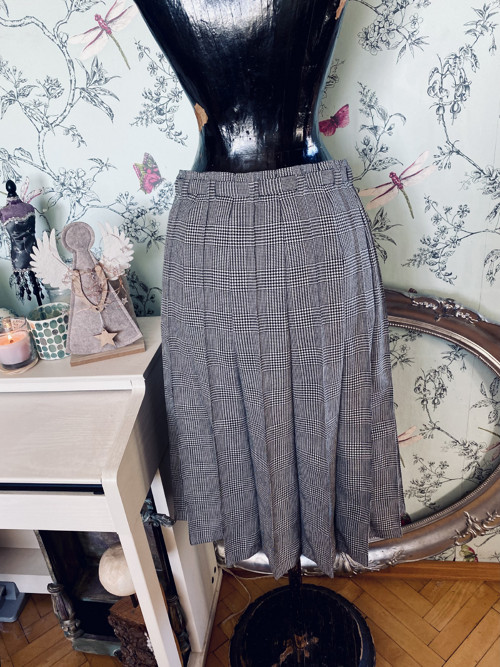Vintage plisovaná sukně — foto 4