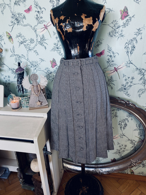 Vintage plisovaná sukně — foto 2