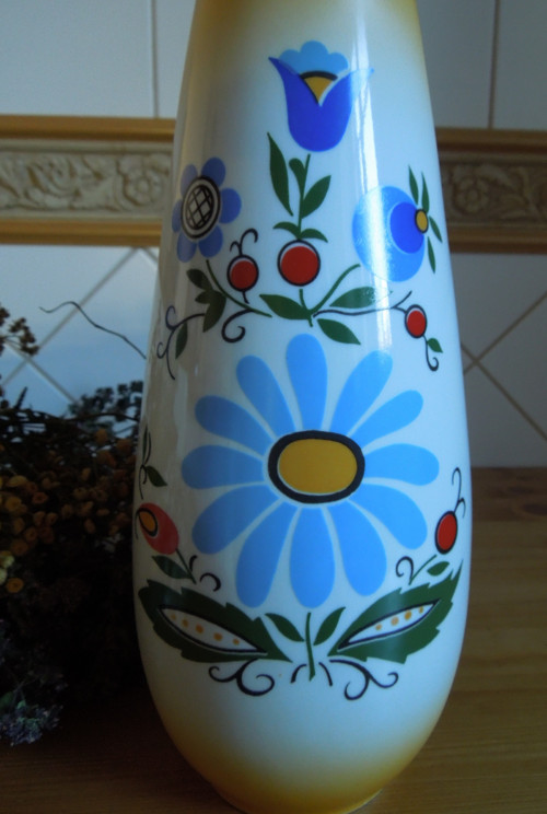 Velká stará porcelánová váza — foto 2