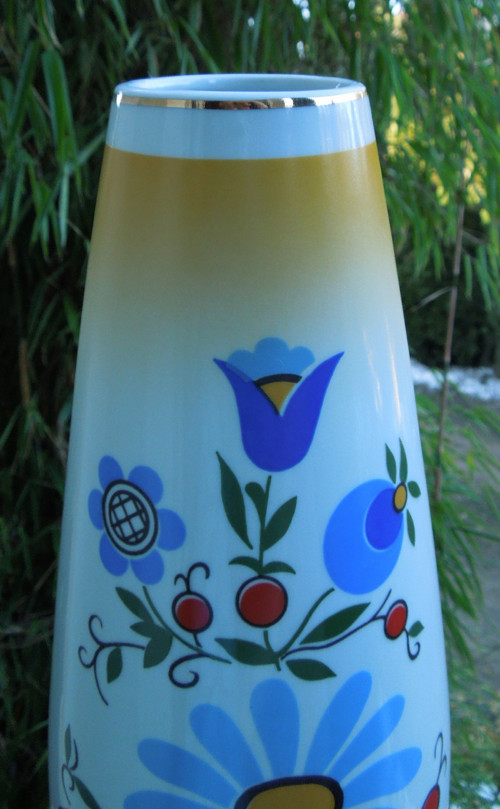 Velká stará porcelánová váza — foto 4