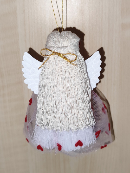 Macrame Andělka Valentýnka — foto 3