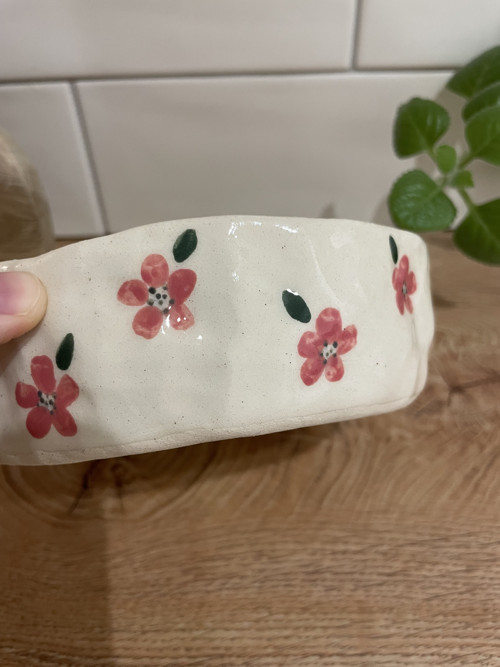 Miska s růžovými kytičkami — foto 5
