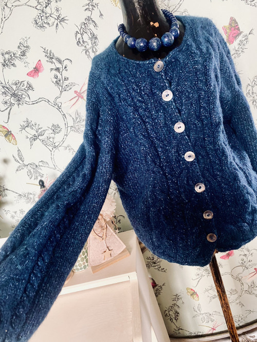 Kardigan blue jeans — foto 3