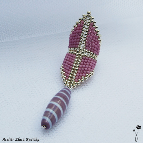 LILAC - spona na šátek — foto 3