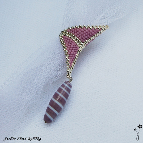 LILAC - spona na šátek — foto 5