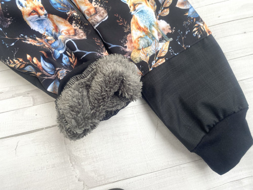 Softshell kalhoty Lišky s beránkem Zima — foto 2