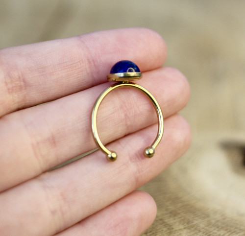 Prsteň - lapis lazuli — foto 2