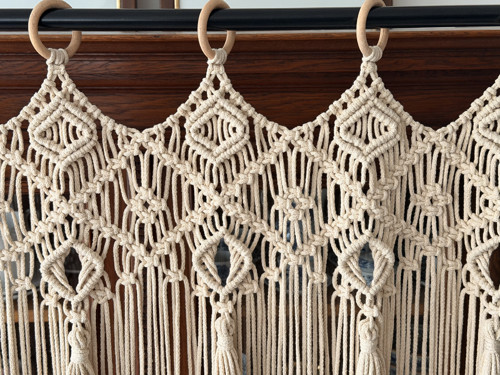 Macrame záclona — foto 3
