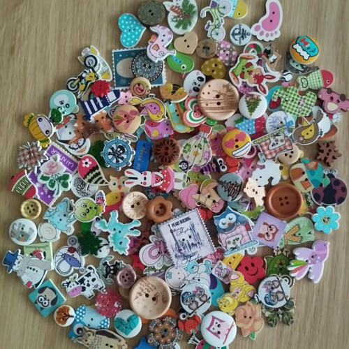 MIX dřevěný - 300 kusů — foto 2