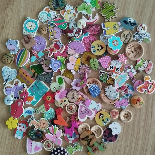 MIX dřevěný - 300 kusů — foto 5