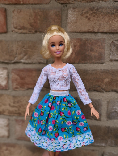 Barbie - krajkové tričko — foto 2