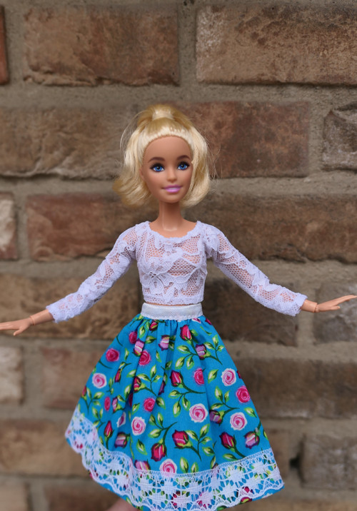 Barbie - krajkové tričko — foto 4