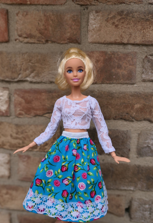 Barbie - krajkové tričko — foto 3